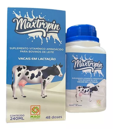 Maxtropin Alta Produção De Leite Vacas Novilhas